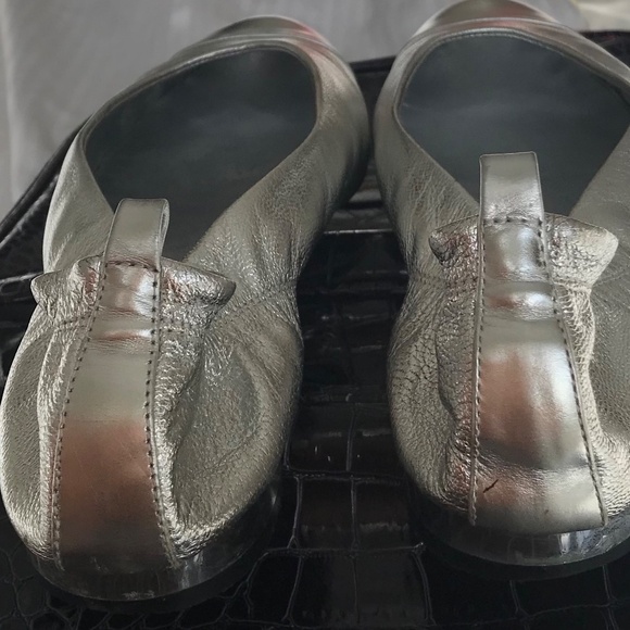 2025 Versus by VERSACE silver ballet city flats 38 - Picture 7 of 11